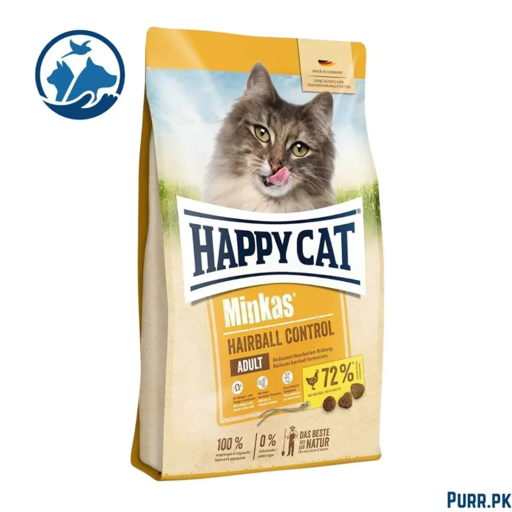 Happy cat Hairball control