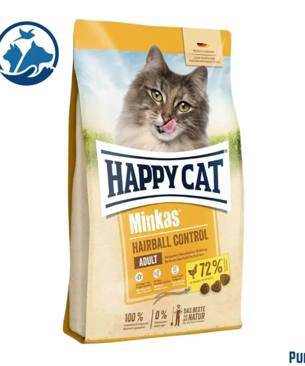 Happy cat Hairball control