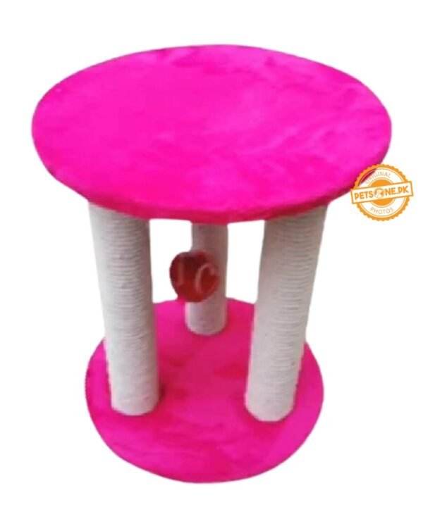 scratch post round top